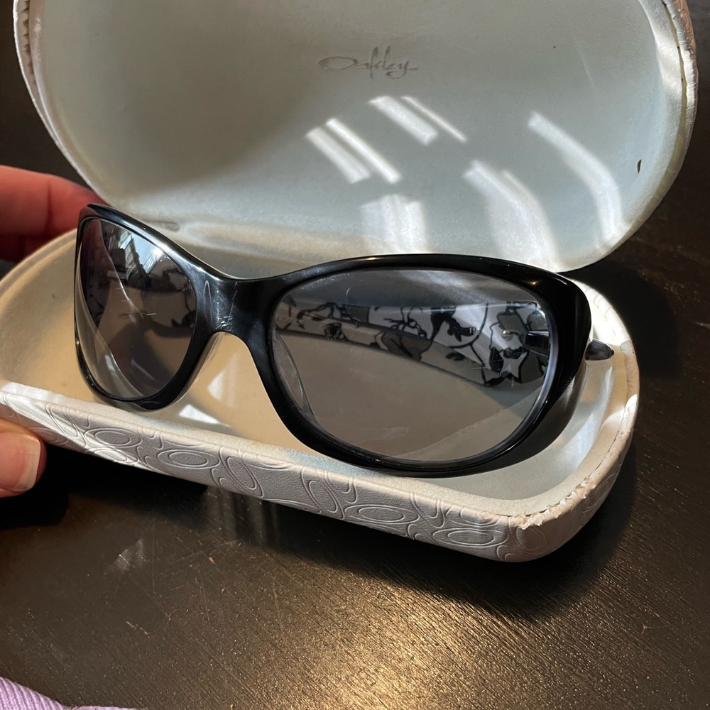 Oakley Dangerous Black & White Sunglasses